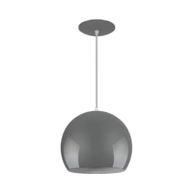 Luminária Pendente LLUMM Aquarela Bola 20cm Cinza - NY1820AL1E27GY