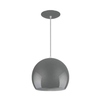Luminária Pendente LLUMM Aquarela Bola 20cm Cinza - NY1820AL1E27GY
