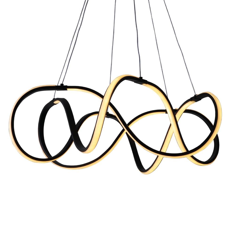 Luminária Pendente LLUMM Space Countour Preto 40479 - SPC50W3K600DPT