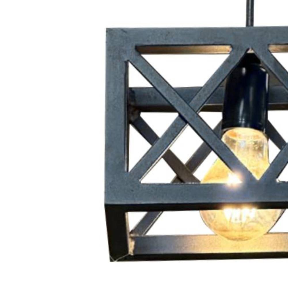 Luminária Pendente Metallo 1810 Preto - 0001227