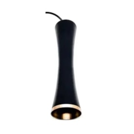 Luminária Pendente Nobre Montreal Luxo 30,5x7cm Preto - 11053