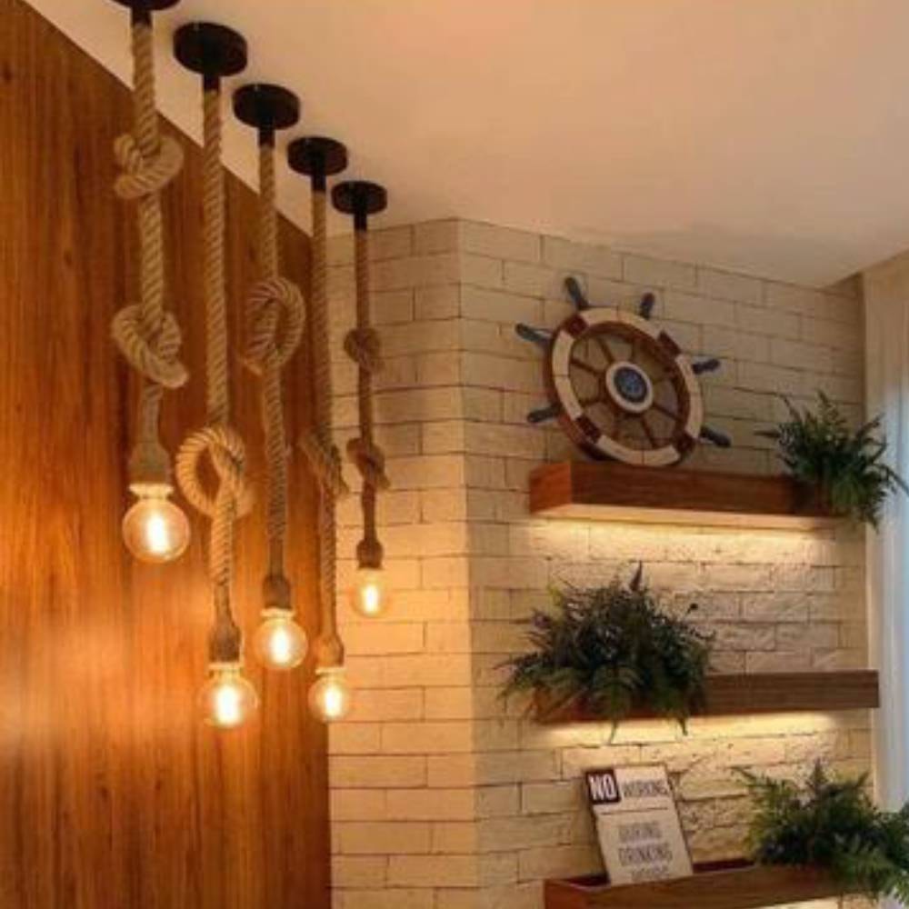 Luminária Pendente Nordecor Corda 1,80 Metros - 2057