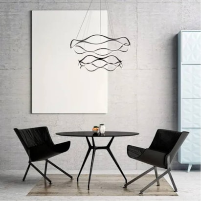 Luminária Pendente Nordecor Tamis Led 2Mod 115W 3000k Preto - 2375