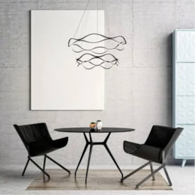 Luminária Pendente Nordecor Tamis Led 2Mod 115W 3000k Preto - 2375