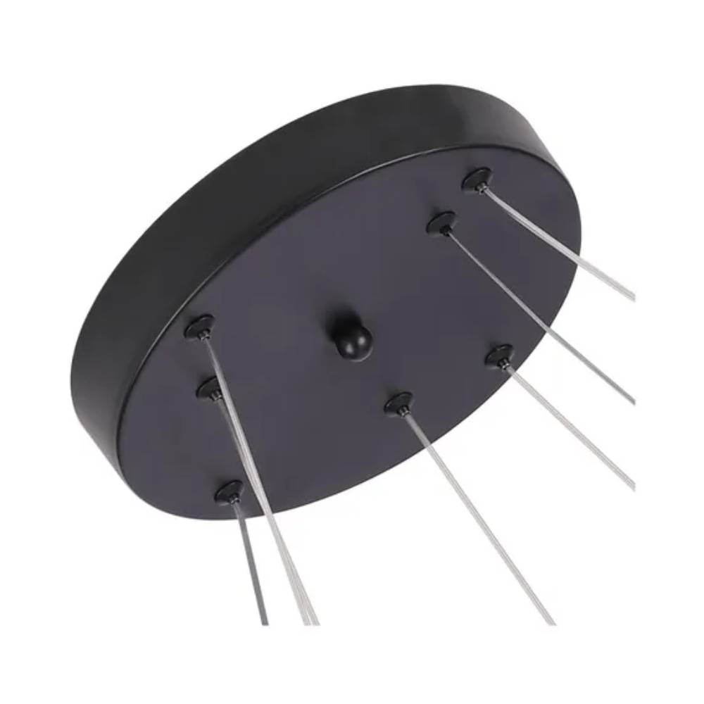 Luminária Pendente Nordecor Tamis Led 2Mod 115W 3000k Preto - 2375