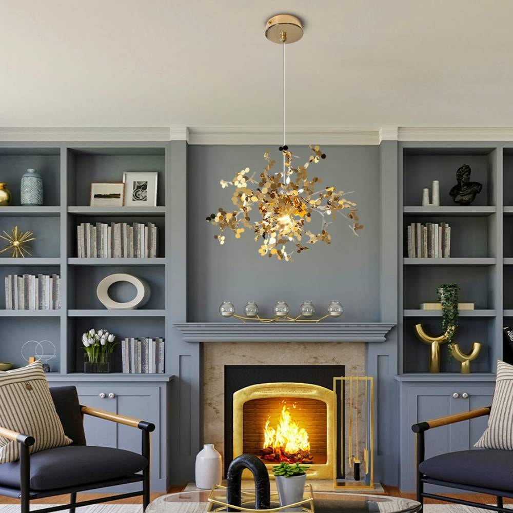 Luminária Pendente Orluce Fiama 3xG9 250V Dourado - OR1998