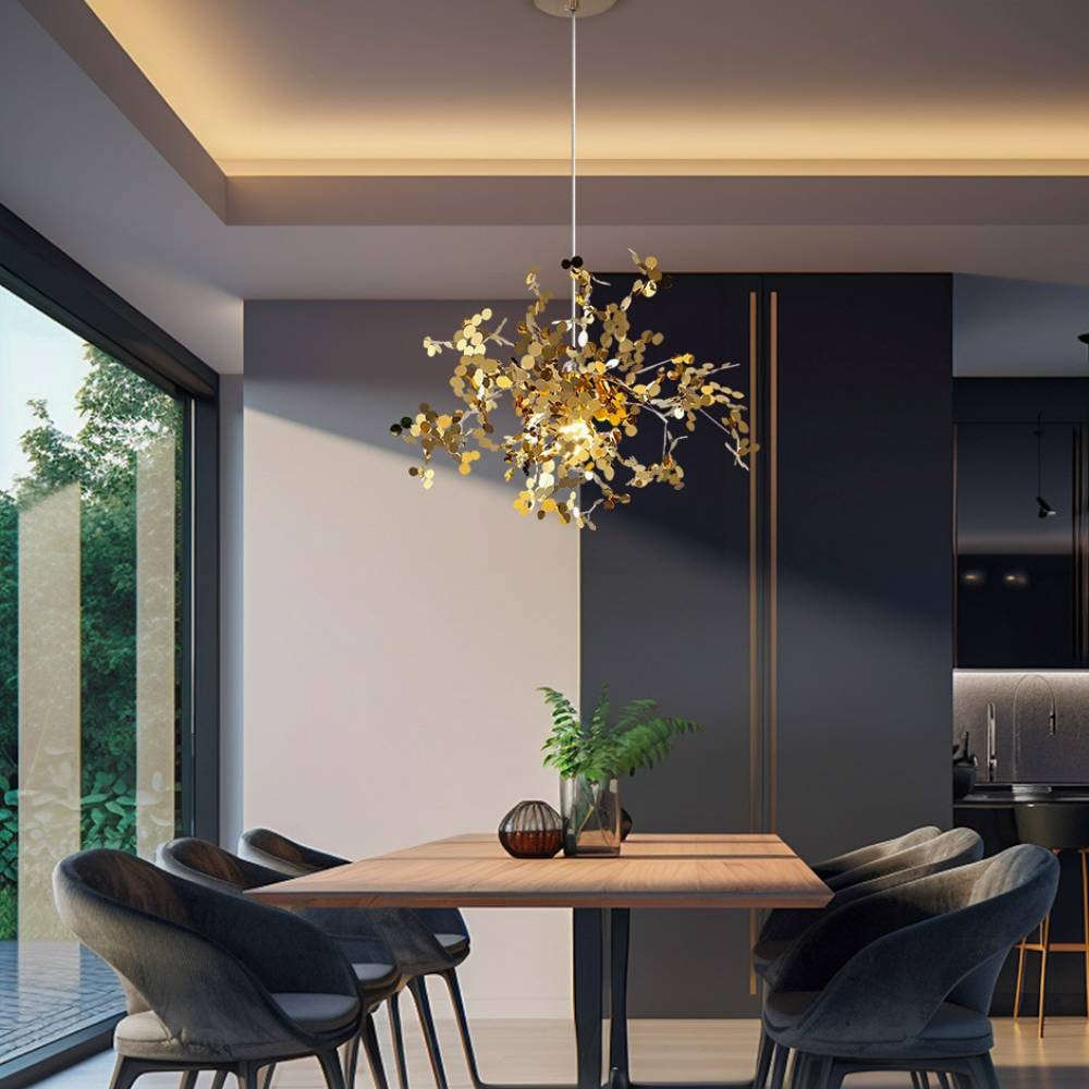 Luminária Pendente Orluce Fiama 3xG9 250V Dourado - OR1998