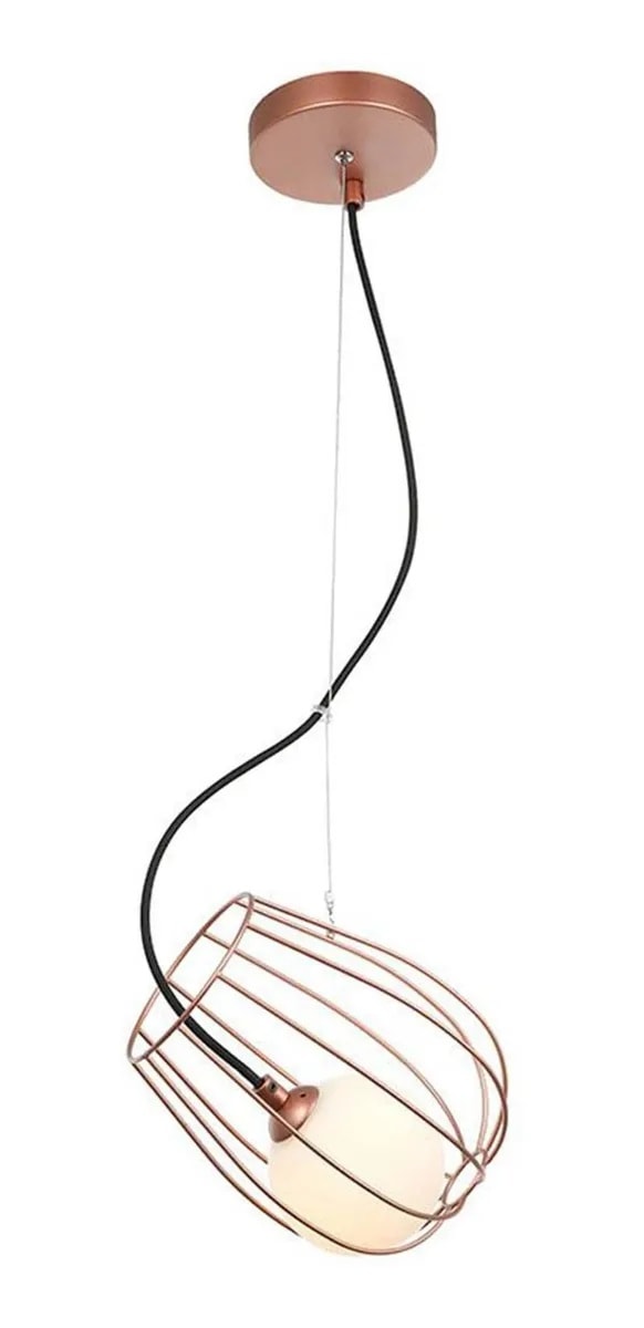 Luminária Pendente Quality Depot 1344 1xG9 Cobre - QPD1344