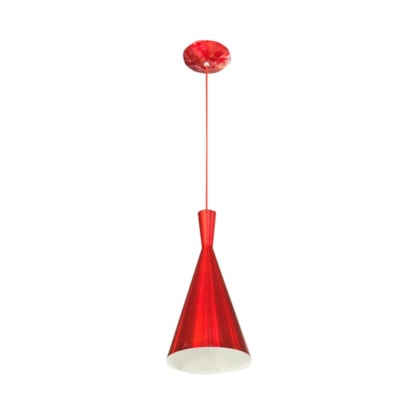 Luminária Pendente RGA Chelsea Vermelho - 1236