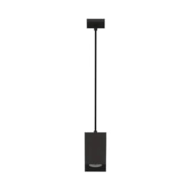 Luminária Pendente Save Energy Tower Quadrado 72x72cm Preto - 100008520