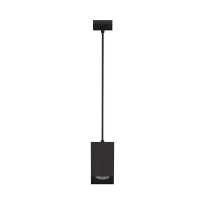 Luminária Pendente Save Energy Tower Quadrado 72x72cm Preto - 100008520