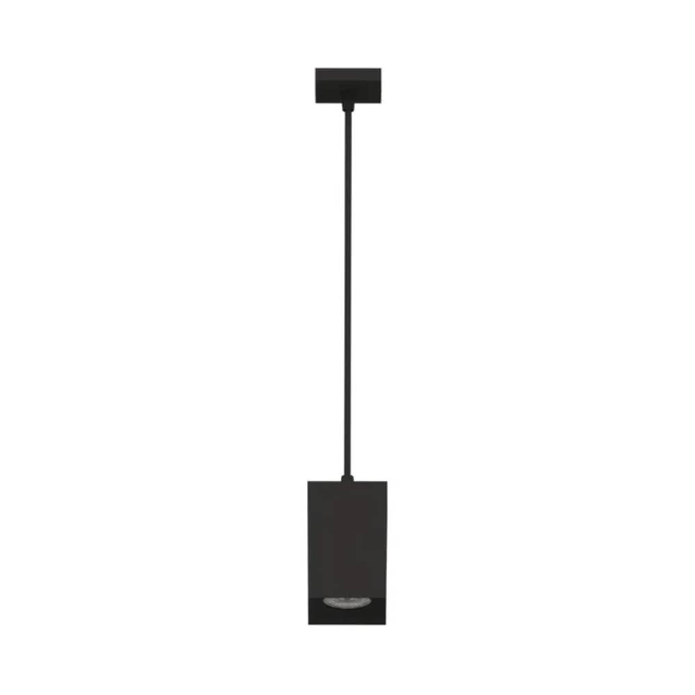 Luminária Pendente Save Energy Tower Quadrado 72x72cm Preto - 100008520