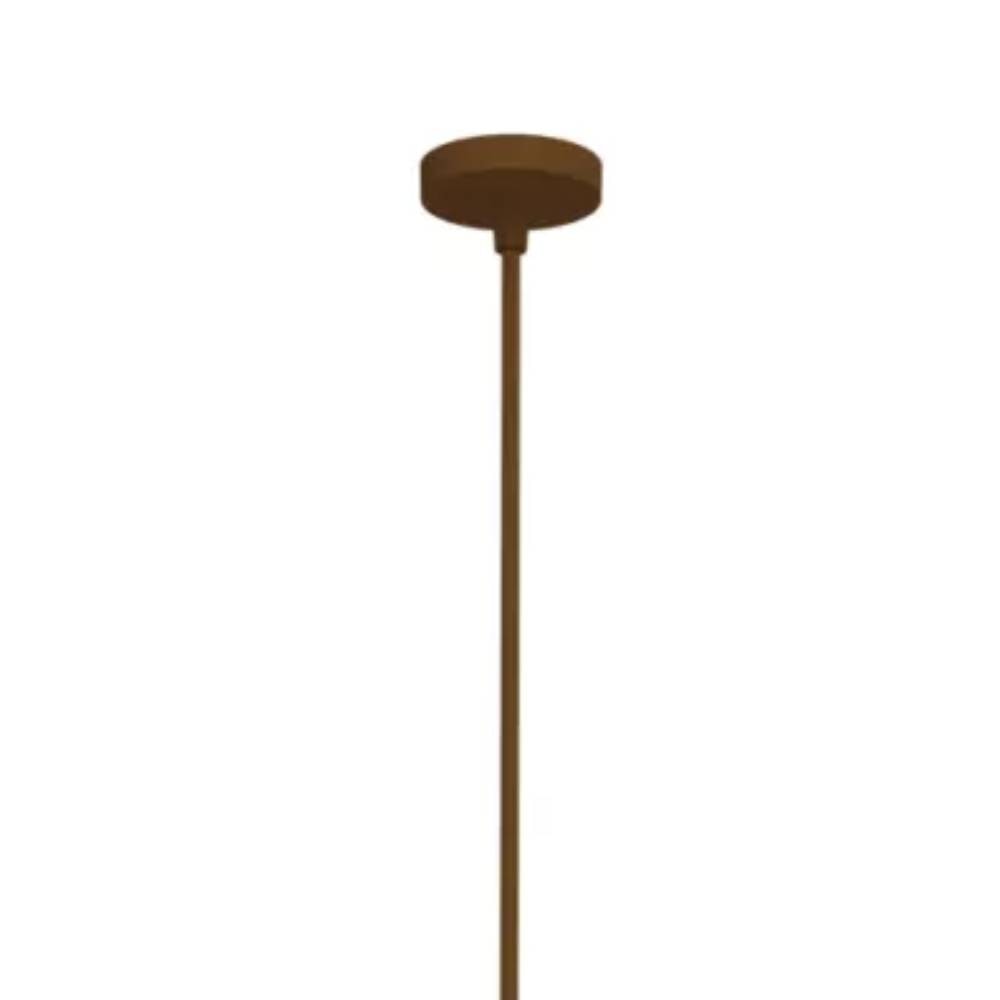 Luminária Pendente Save Energy Tower Red Quadrado 72x72cm Marrom - 100008532