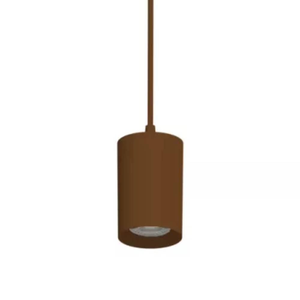 Luminária Pendente Save Energy Tower Red Quadrado 72x72cm Marrom - 100008532