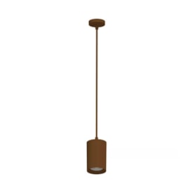 Luminária Pendente Save Energy Tower Red Quadrado 72x72cm Marrom - 100008532