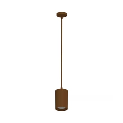 Luminária Pendente Save Energy Tower Red Quadrado 72x72cm Marrom - 100008532