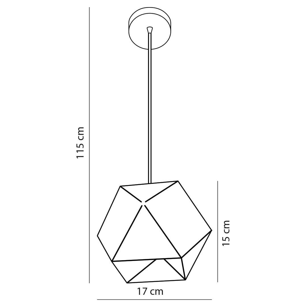 Luminária Pendente Startec RPX Faces - 149260007