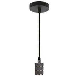 Luminária Pendente Taschibra Dot Metal Rock Preto - 15050793