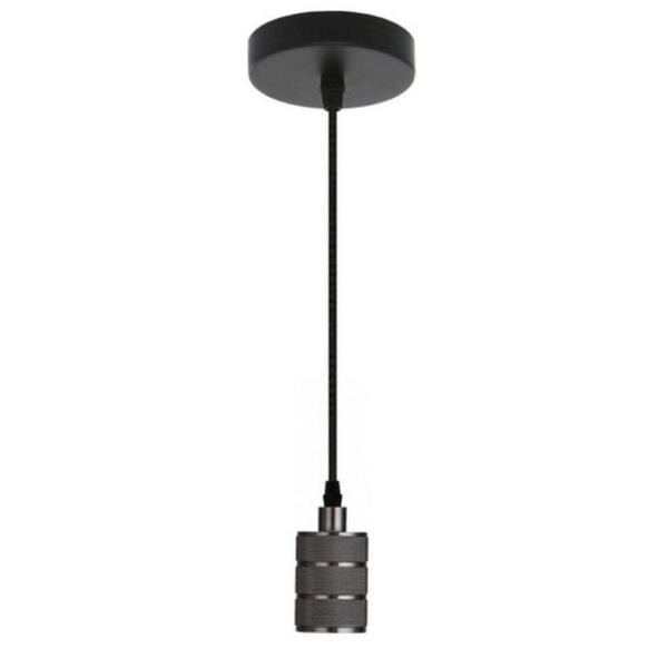 Luminária Pendente Taschibra Dot Metal Rock Preto - 15050793