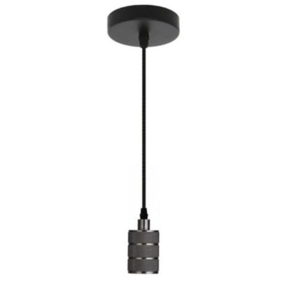 Luminária Pendente Taschibra Dot Metal Rock Preto - 15050793