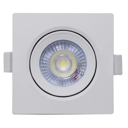 Luminária Spot CTB Quadrada Downlight 3W 6000K Branca - 14992