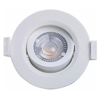 Luminária Spot CTB Redonda Downlight 3W 6000K Branca - 14994