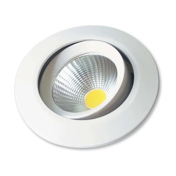 Luminária Spot de Embutir Startec Redonda 5W 6000K Bivolt Branca - 148160016