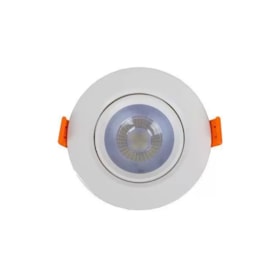 Luminária Spot LED Bronzearte Easy Redonda 7W 4000K Branca - YQ086074BCDEAV2