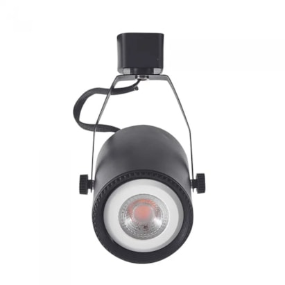 Luminária Spot para Trilho Nordecor Lille Par20 Preto - S33007