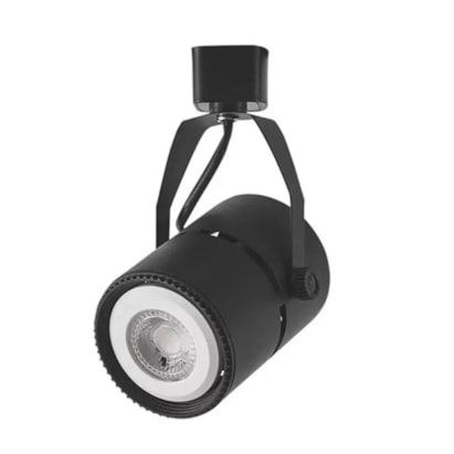 Luminária Spot para Trilho Nordecor Lille Par20 Preto - S33007