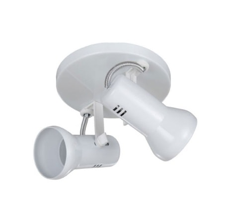Luminária Spot RGA Boca Virada 2L Branca - 049