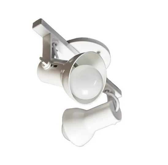 Luminária Spot Trilho RGA Boca Virada 2L Branca - 115