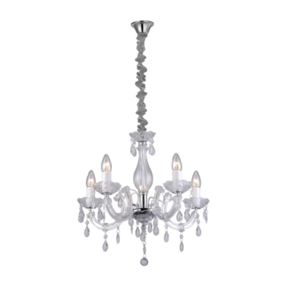 Lustre Pendente Bronzearte Treviso 5L 40W E14 - LD941605LS