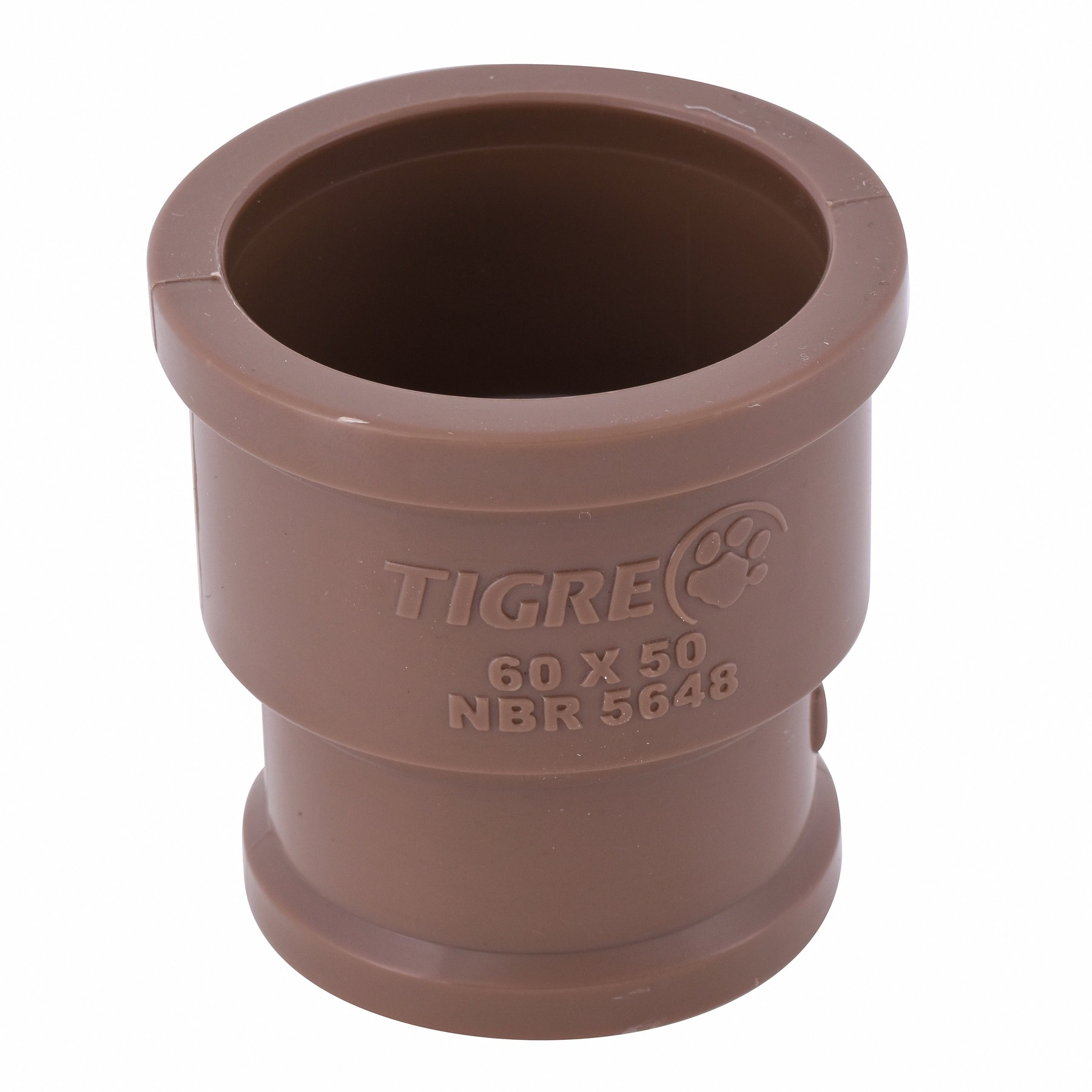 Luva PVC de Redução Soldável Tigre 60x50mm 2