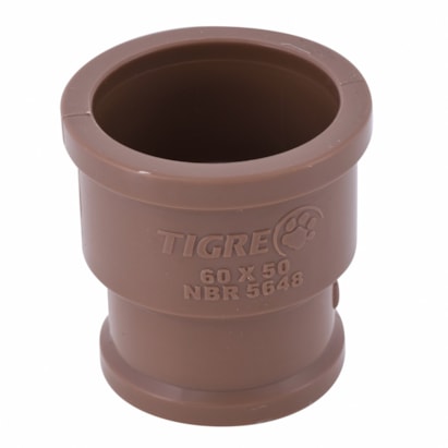 Luva PVC de Redução Soldável Tigre 60x50mm 2