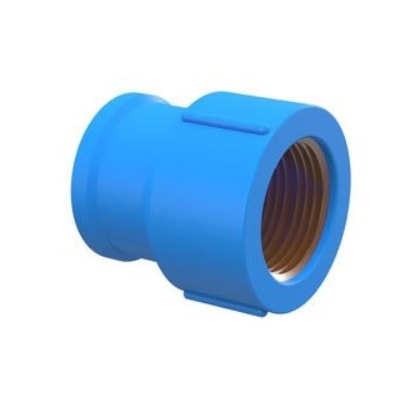 Luva PVC Soldável com Rosca Tigre Azul 1/2