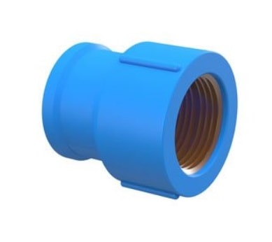 Luva PVC Soldável com Rosca Tigre Azul 1/2