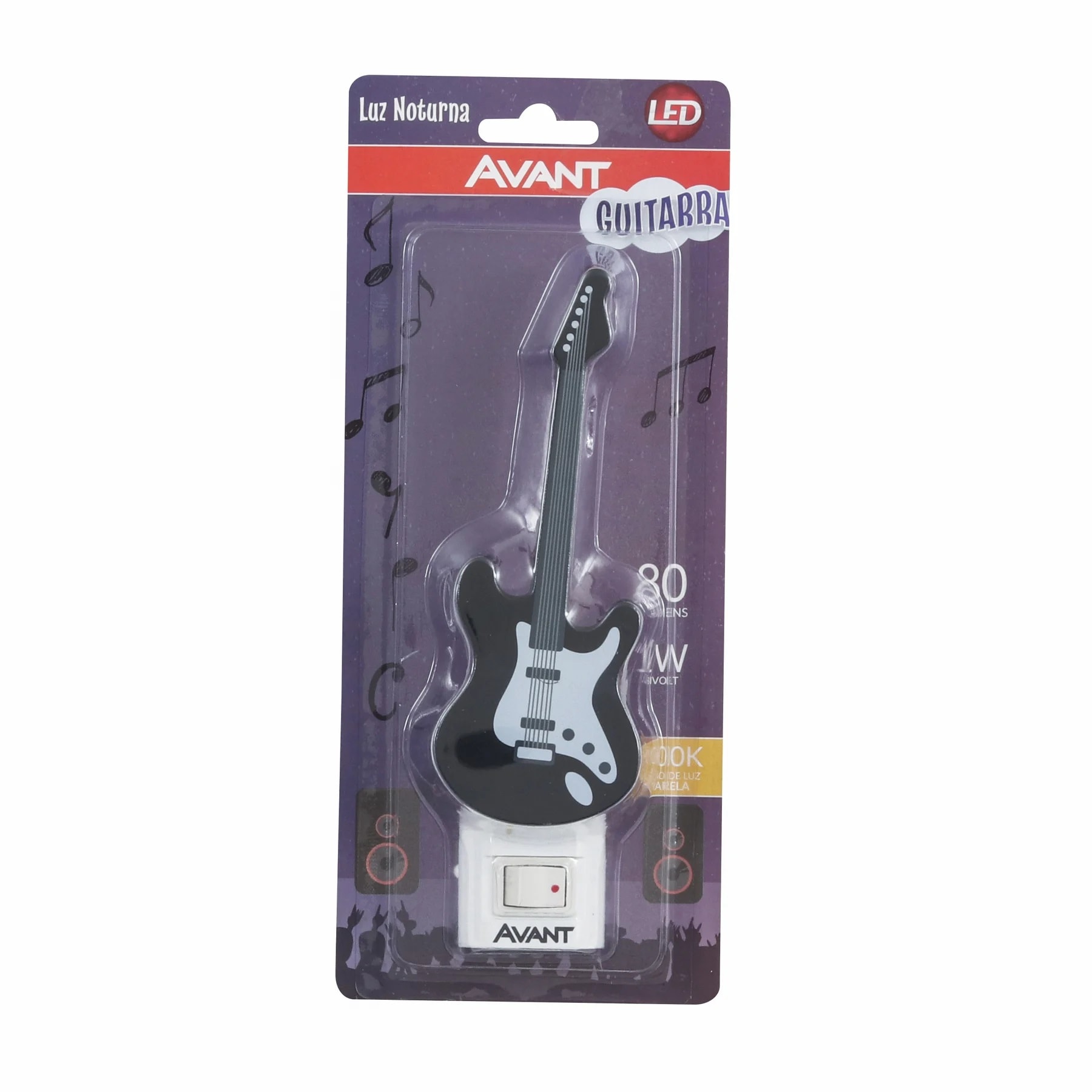 Luz Noturna LED Avant Guitarra 1W 3000K Bivolt