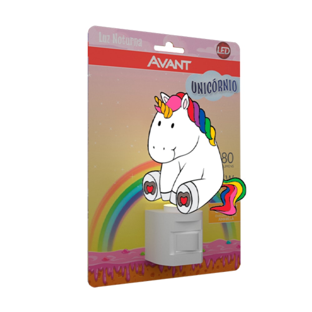 Luz Noturna LED Avant Unicórnio 1W 3000K Bivolt - 151010570