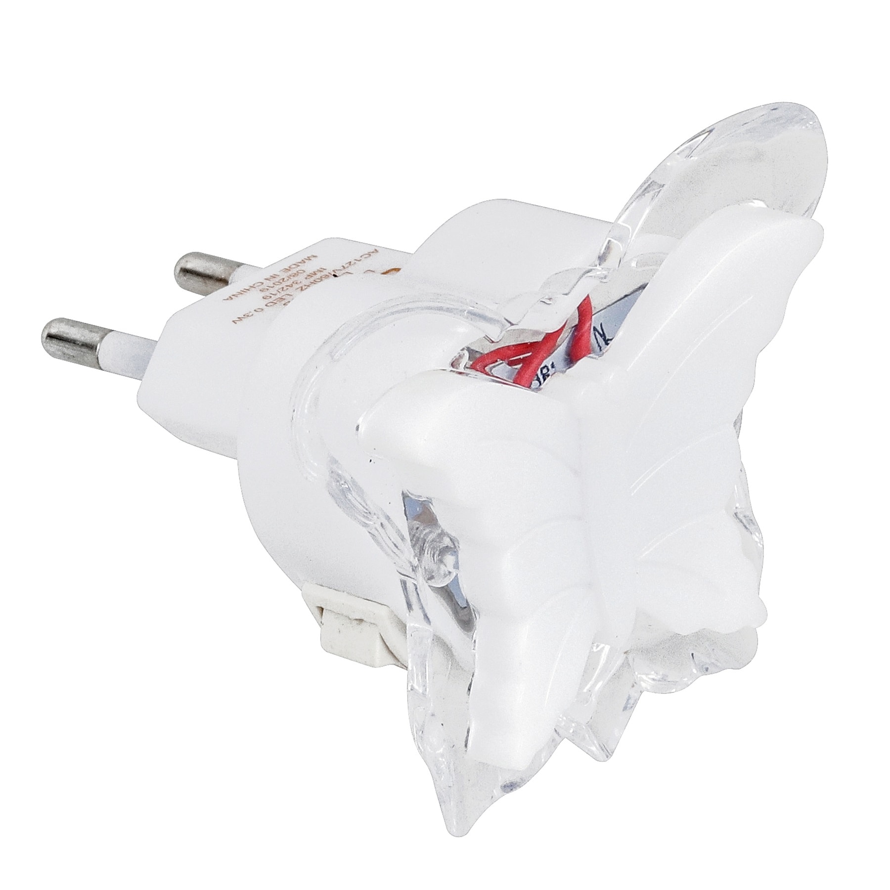 Luz Noturna LED Bronzearte Borboleta RGB 127V - LNL6ARGB