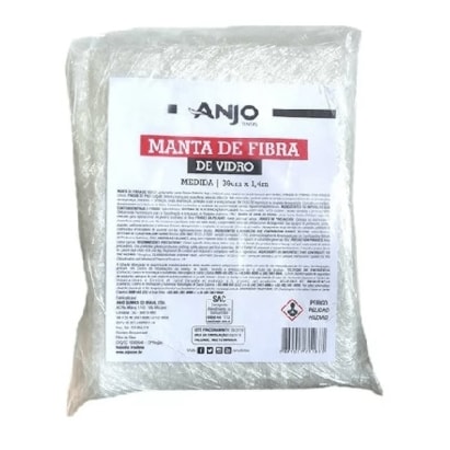 Manta de Fibra de Vidro Anjo 0,5m2 (36cmx140cm) - 001180-07