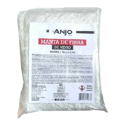 Manta de Fibra de Vidro Anjo 0,5m2 (36cmx140cm) - 001180-07