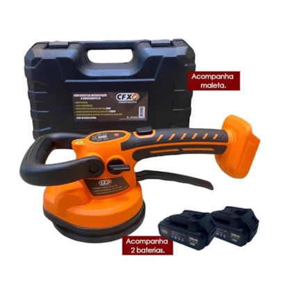 Máquina de Assentamento e Movimentação de Piso Ceramfix Bivolt com Duas Baterias - 720101