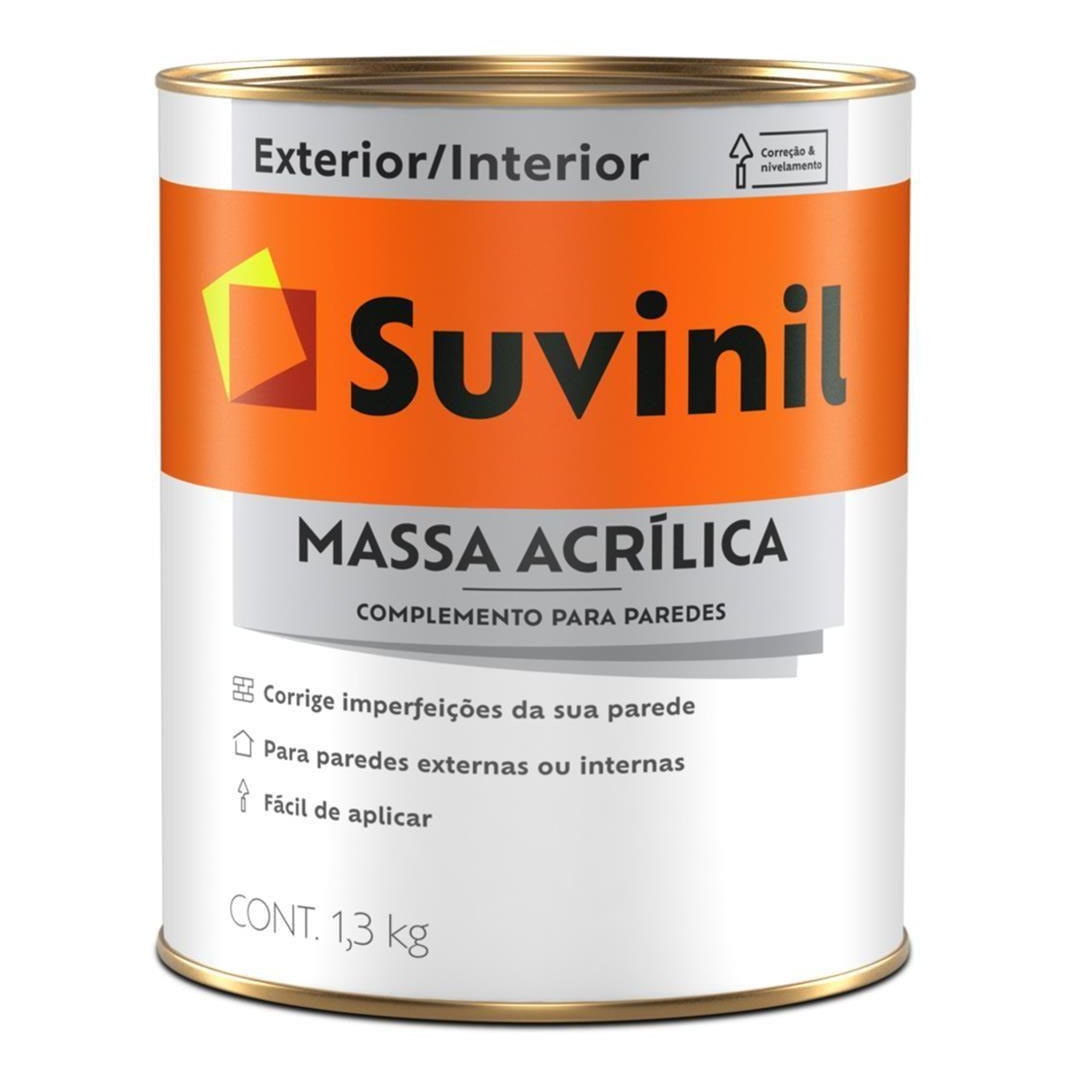 Massa Acrílica Suvinil 1,3Kg