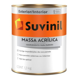 Massa Acrílica Suvinil 1,3Kg