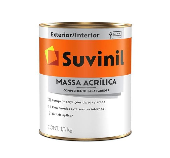 Massa Acrílica Suvinil 1,3Kg