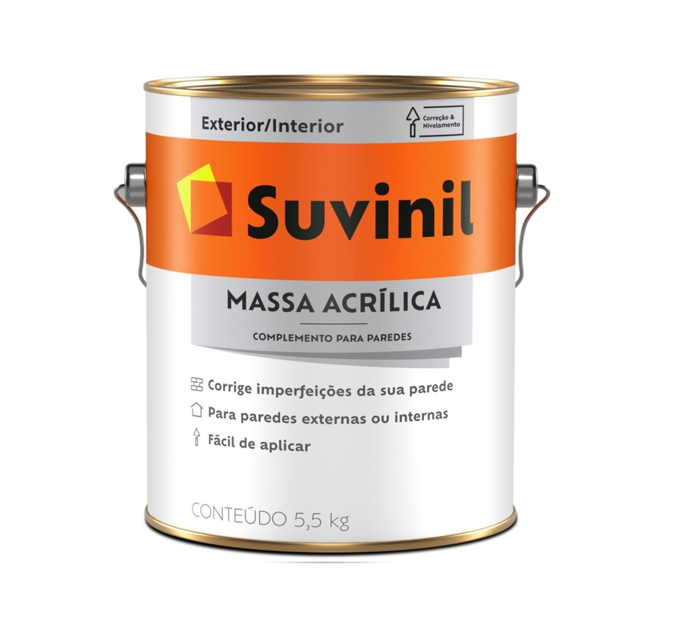 Massa Acrílica Suvinil 5,5Kg