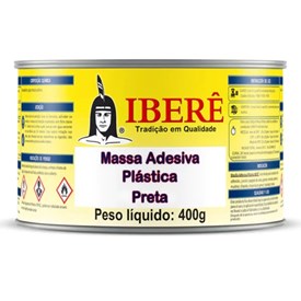 Massa Adesiva Ibere 400gr Preta - 498785