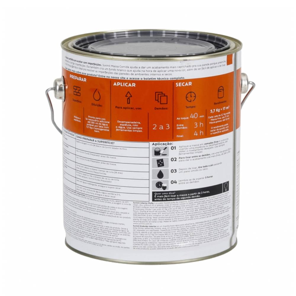 Massa Corrida PVA Suvinil 5,7Kg