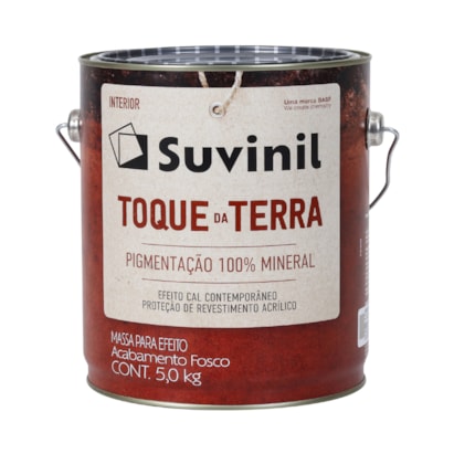 Massa para Efeito Suvinil 5Kg Toque da Terra Calcita Alaranjada - 50813598